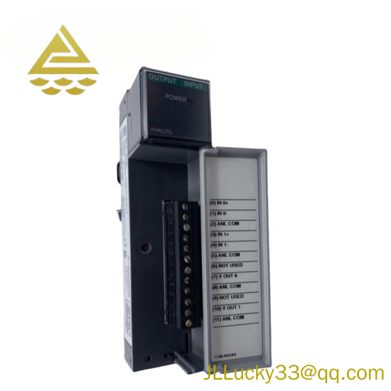 Allen Bradley 1746-NIO4V SLC 500 Analog Module: 2 Inputs & 2 Voltage Outputs, Precision Control for Industrial Automation