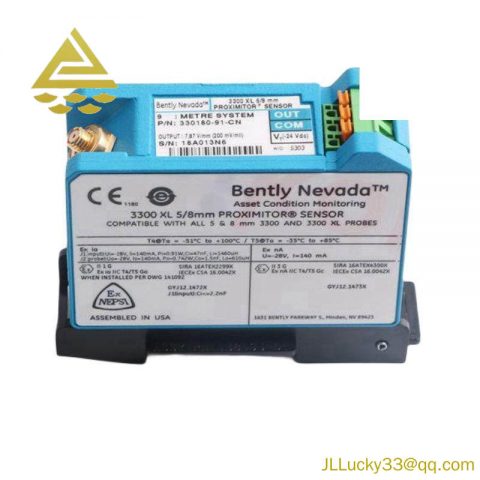 Bently Nevada 330780-91-05 Proximitor Sensor, Precision Measurement for Industrial Control Systems