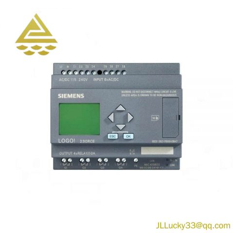 SIEMENS 6ED1052-1MD00-0BA7: 12/24VDC Logic Module with Display