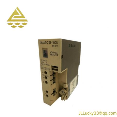 SIEMENS 6ES5931-8MD11 Power Supply: High Efficiency and Reliability in Automation Solutions