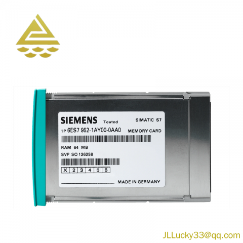 SIEMENS SIMATIC S7 RAM MEMORY CARD 6ES7 952-1AL00-0AA0, High-Performance Data Storage Module
