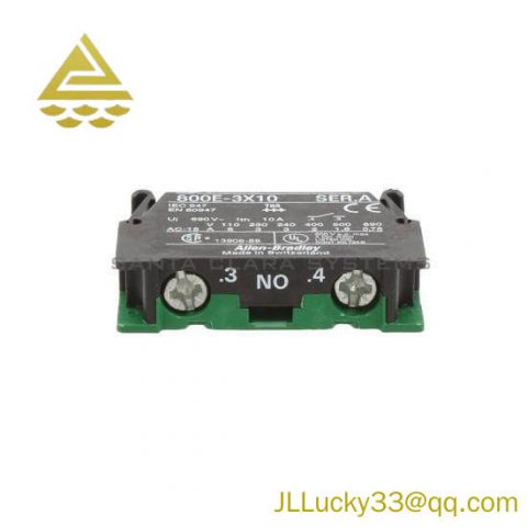 AB 800E-3X10 Contact Block - Industrial Control Module