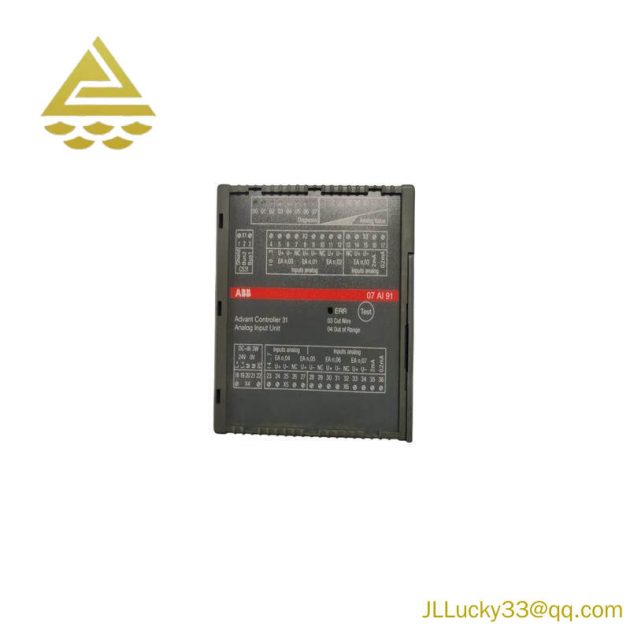 ABB 07AI91 GJR5251600R0278: High-Performance Analog I/O Module for Industrial Automation