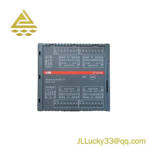 ABB 07DI92 WT92 GJR5252400R4101 Digital I/O Module: Precision Control in Industrial Automation