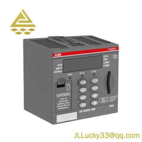 ABB PM591-ETH Ethernet Module, Industrial Automation Control System