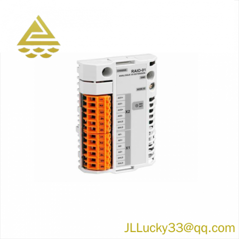 ABB RAIO-01 Analog I/O Extension Module, for Industrial Control Systems