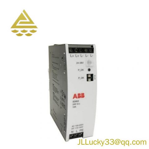 ABB SD853 3BSE088188R1 - High-Power, Reliable Industrial PLC Power Supply