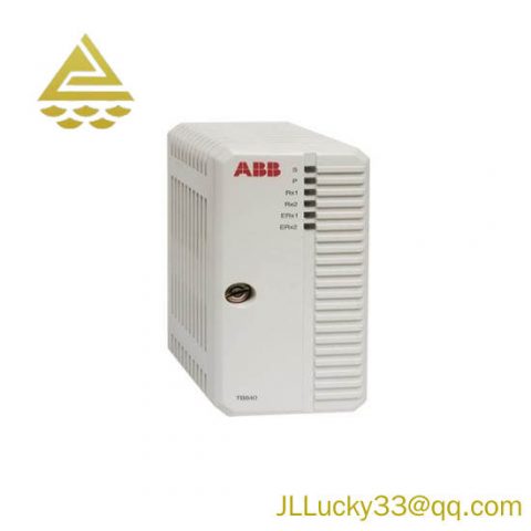 ABB TB840 Modulebus Cluster Modem, High-Performance Redundant Optical Modem