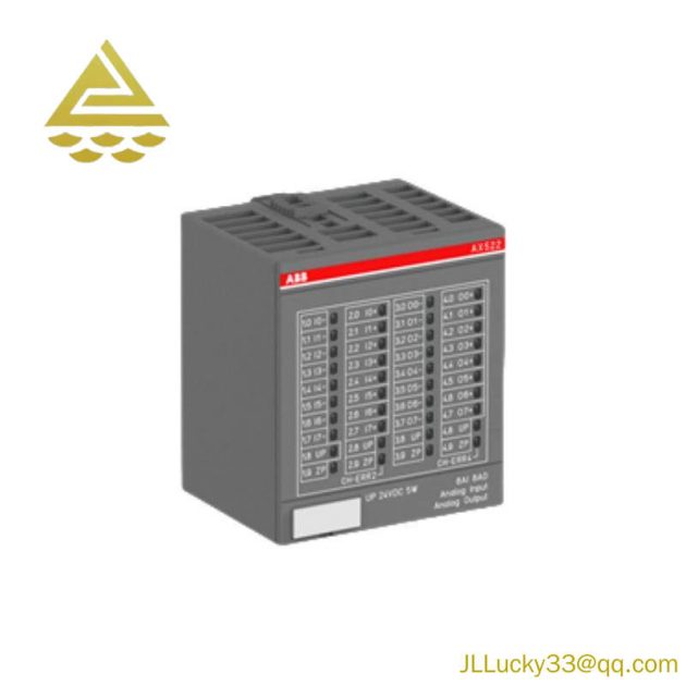 ABB AX522 8AI/8AO Power Supply Module: Advanced Control for Industrial Applications
