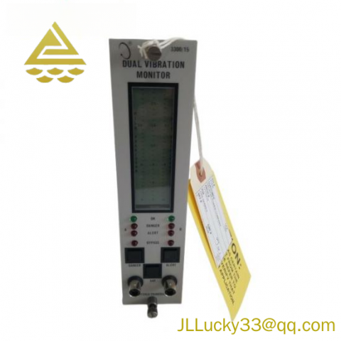 Bently Nevada 3300/15 Dual Vibration Monitor Module - Advanced Sensor Technology for Industrial Control