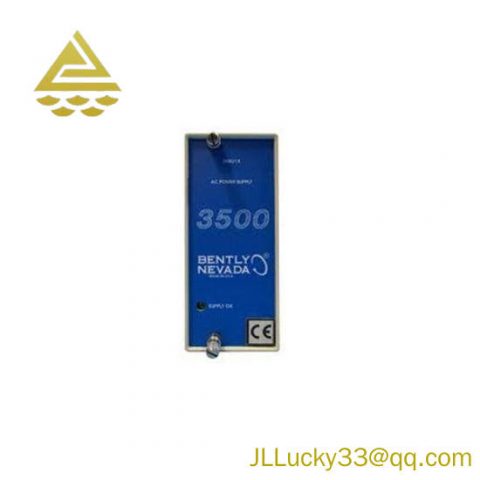 Bently Nevada 3500/15-02-02-01 Power Supply: Advanced Industrial Control Solution