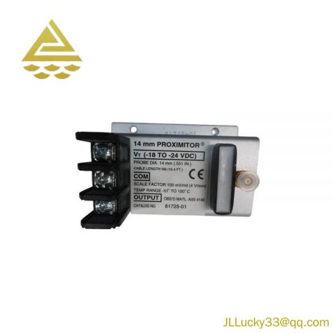 Bently Nevada 81725-01 PROXIMITOR SENSOR, Advanced Position Detection Solution
