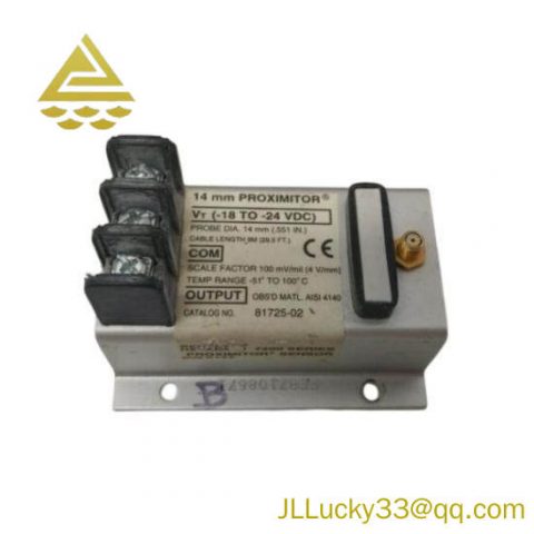 Bently Nevada 81725-02 Proximity Transducer, Industrial Control Solutions