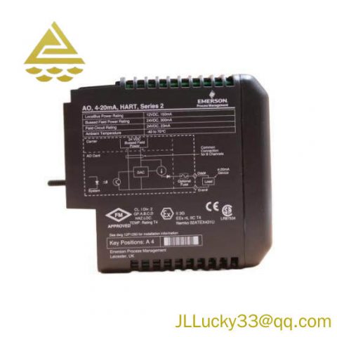 Emerson DeltaV VE4005S2B1 Analog Output Card - High-Precision Control for Industrial Automation