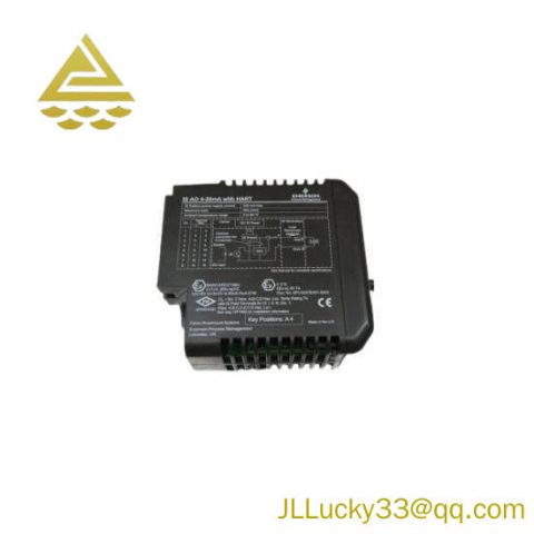 EMERSON KJ3102X1-BE1, 12P2703X052, HART 8 Channel - Industrial Control Module