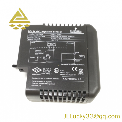EMERSON KJ3241X1-EA1: Industrial Automation Interface Module, for Reliable Control Solutions