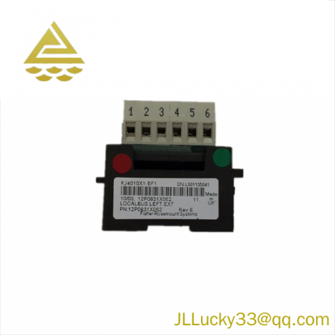 EMERSON KJ4010X1-BF1: LocalBus Left Extender for Advanced Industrial Control Systems