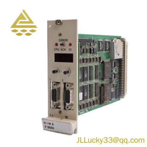 HIMA F8650 CPU Controller, Industrial Automation Control Module