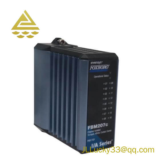 Invensys Foxboro FBM207 CP0917MF: 16-Channel Voltage Monitor, Precision Control for Industrial Automation