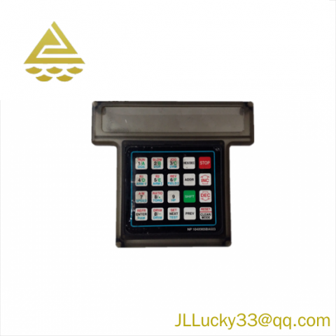 GE FANUC 104X905BA603 Display Panel: Industrial Control Display Module