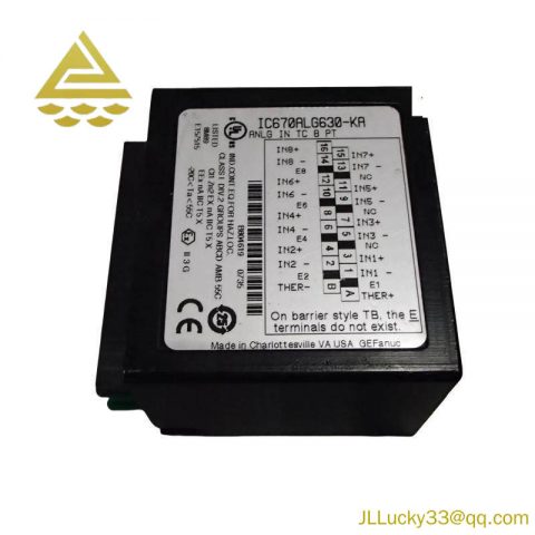 GE Fanuc IC670ALG630 Analog Input Module, High-Performance PLC for Industrial Automation