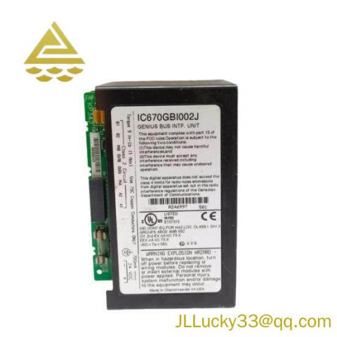 GE FANUC - IC670GBI002J Industrial Control Module