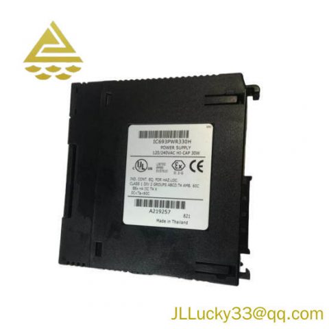 GE FANUC Power Supply IC693PWR330H: Reliable Energy Management for Industrial Applications
