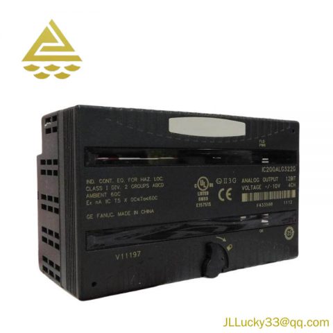 GE Fanuc IC200ALG322: Precision Analog I/O Module for Versatile Control Applications