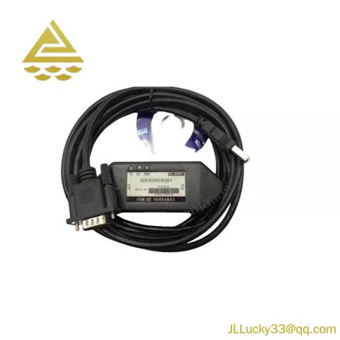 GE IC200CBL001 - Industrial Communication Serial Cable, for PLCs & Control Systems