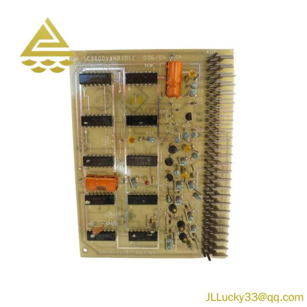 GE IC3600VANB1D1C: Advanced Control PLC Annunciator Board for Industrial Automation
