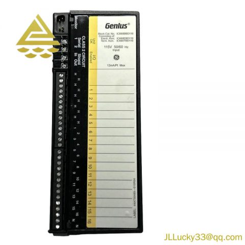 GE IC660BBD110 - Discrete Input Block, Industrial Automation Control Module