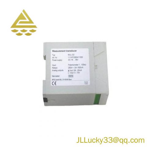 KFG LEVEL MUL-D2 - Messumformer Transducer, Precision Measuring Device for Industrial Applications