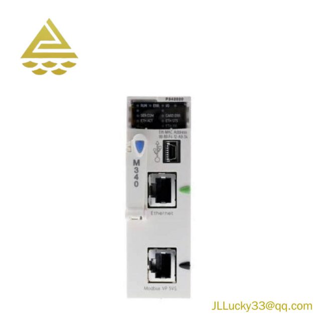 Schneider Electric's BMXP342020H PLC Processor Module: 0.095A, 24VDC