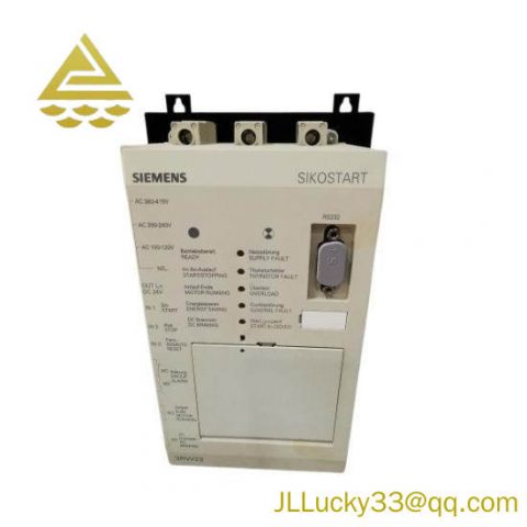 SIEMENS 3RW2920-1BC05 Spare Control Unit: Efficient Replacement for Continuous Operation