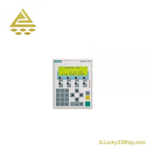 SIEMENS 6AV3607-1JC00-0AX1 OP7/PP LC Display Operator Panel, for Industrial Control Systems
