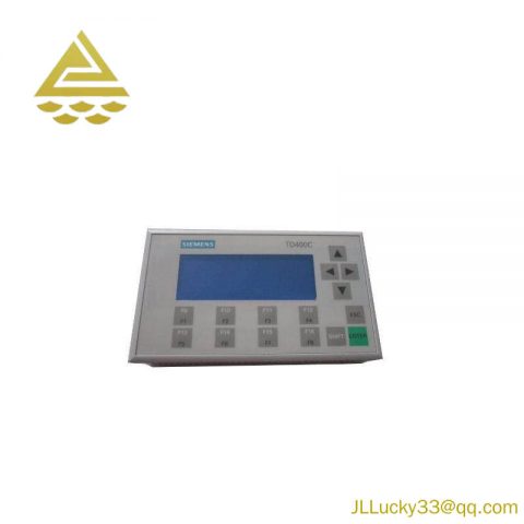 SIEMENS 6AV6640-0AA00-0AX0 TD400C Text Display - Industry Grade HMI Solution