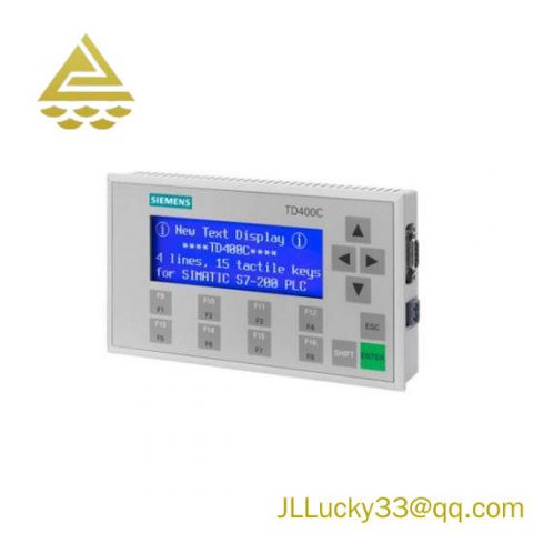 SIEMENS 6AV6-640-0AA00-0AX0 TD400C Text Display, Advanced HMI Solution for Industry 4.0