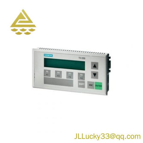 Siemens TD 200 Display Panel 6ES7272-0AA20-0YA0 - Industrial Control Excellence