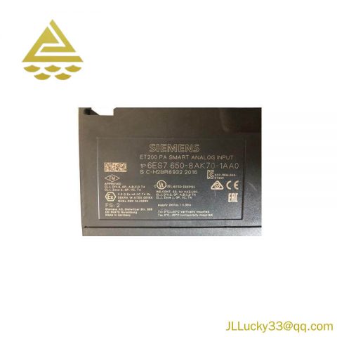 SIEMENS 6ES7650-8AK70-1AA0 Analog Input Module for Industrial Control Solutions