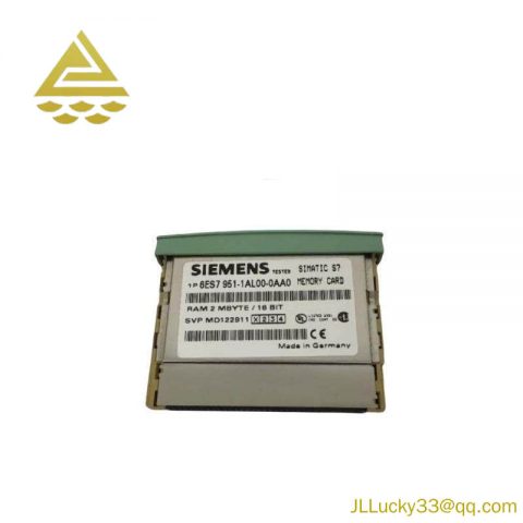 Siemens Simatic S7 RAM Memory Card 6ES7951-1AL00-0AA0 for Industrial Control Solutions