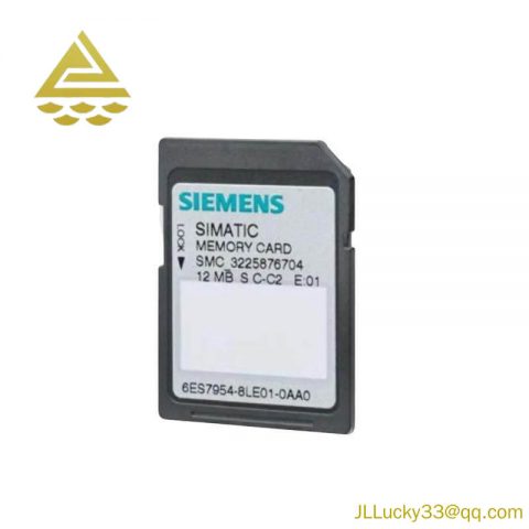 Siemens 6ES7954-8LP03-0AA0: Industrial Control System Memory Card, Advanced Data Management Solution