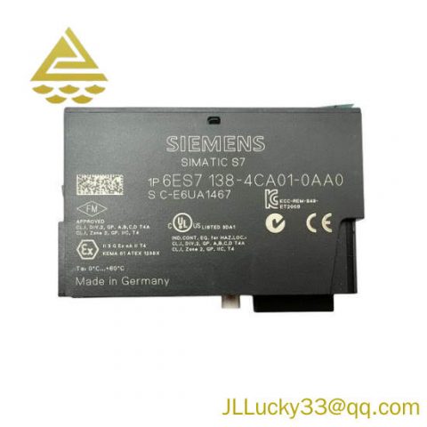 Siemens SIMATIC DP Power Module 6ES7 138-4CA01-0AA0 - Industry Grade Automation Core Component