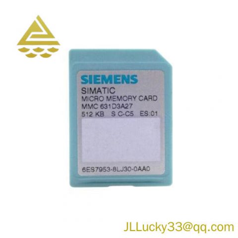Siemens 6ES7 953-8LJ30-0AA0 Memory Card for Industrial Control Systems