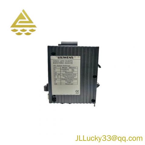 Siemens 6GK1502-3AA10 Optical Link Module: Precision Control in Industrial Automation