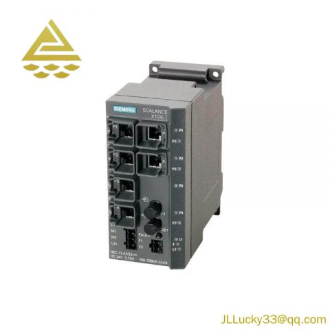 SIEMENS Scalance 6GK5106-1BB00-2AA3 Industrial Ethernet Switch, Compact & Reliable Networking Solution