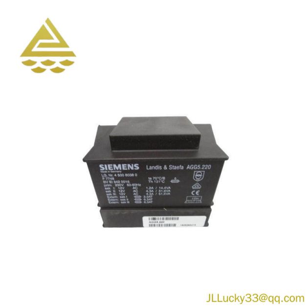 SIEMENS AGG5.220 Mains Transformer, LMV5 System Application