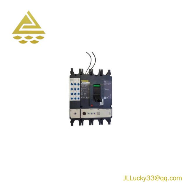 Square D LJF46400CU31X High-Power Circuit Breaker, Clean and Efficient Design