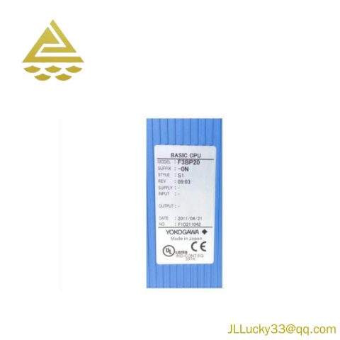 Yokogawa F3BP20-0N Basic CPU Module: Precision Control at Core