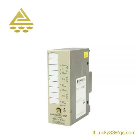 SIEMENS S5.470 8MB11 Analog Output Module for Industrial Automation