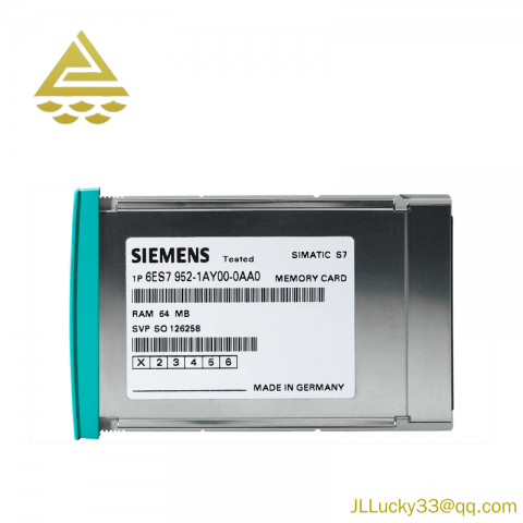 SIEMENS 6ES7952-1KL00-0AA0 Memory Card: Industrial Control Module